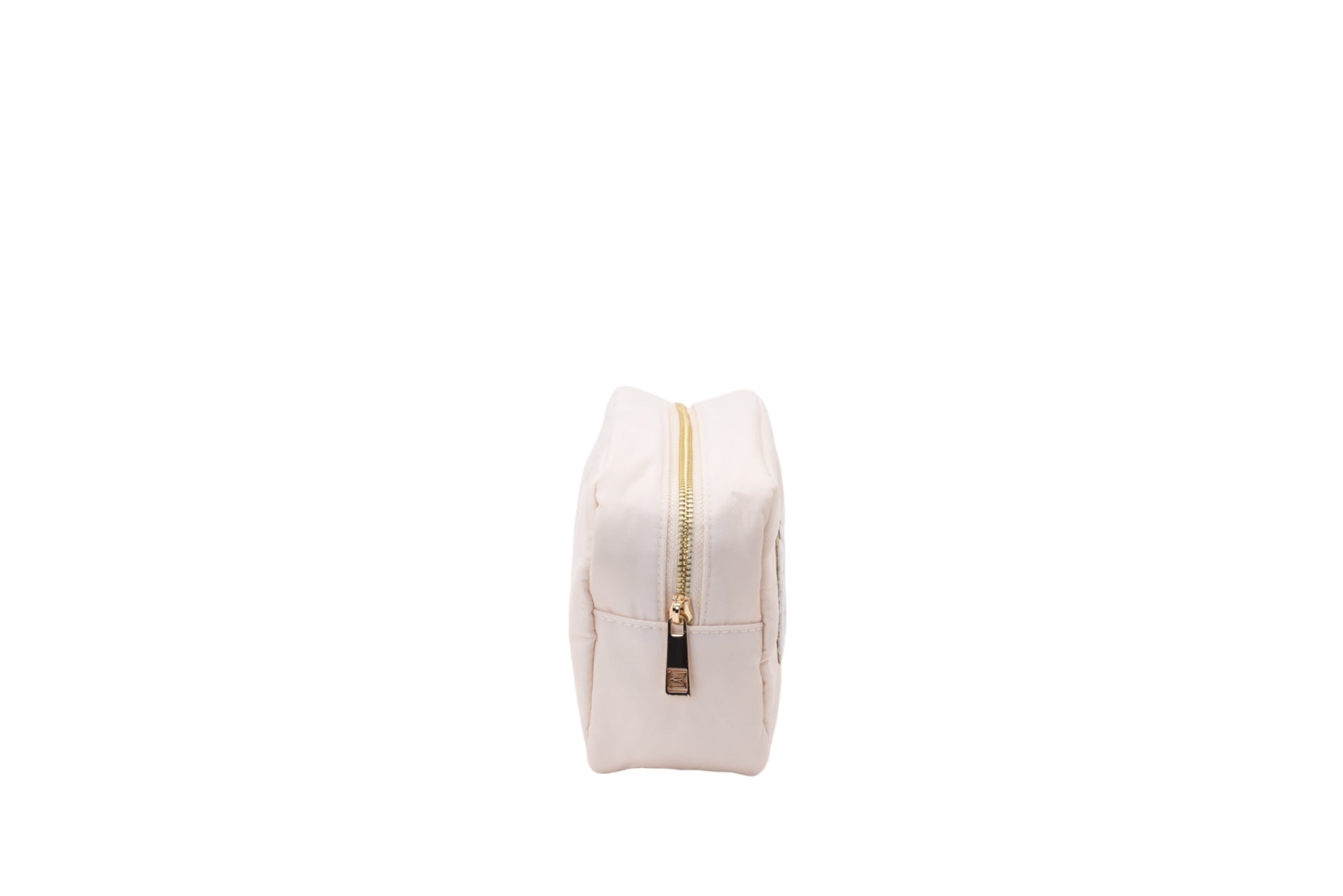 Cream Medium Pouch - "Glam" - The Happy Tribe