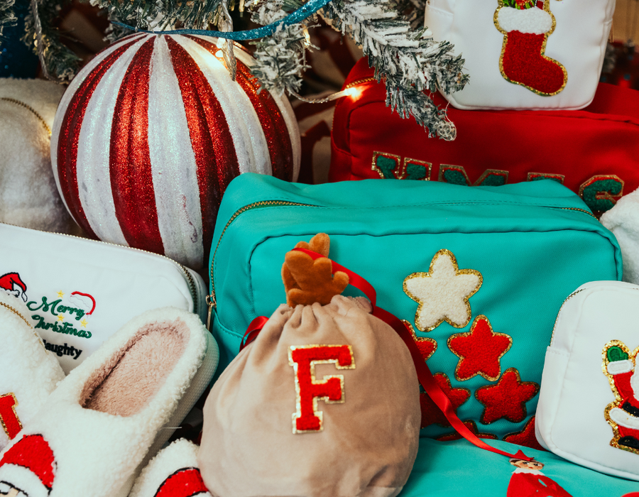 Personalised Christmas Mini Reindeer Pouch