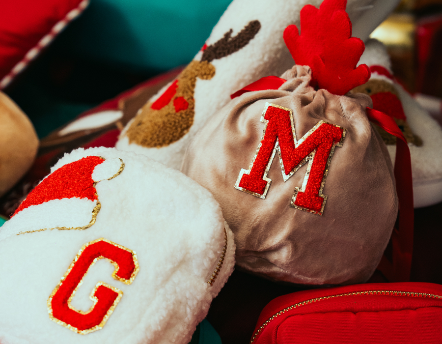Personalised Christmas Mini Reindeer Pouch
