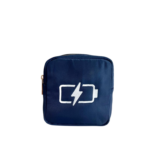 "Charge" Extra Small Pouch, Black