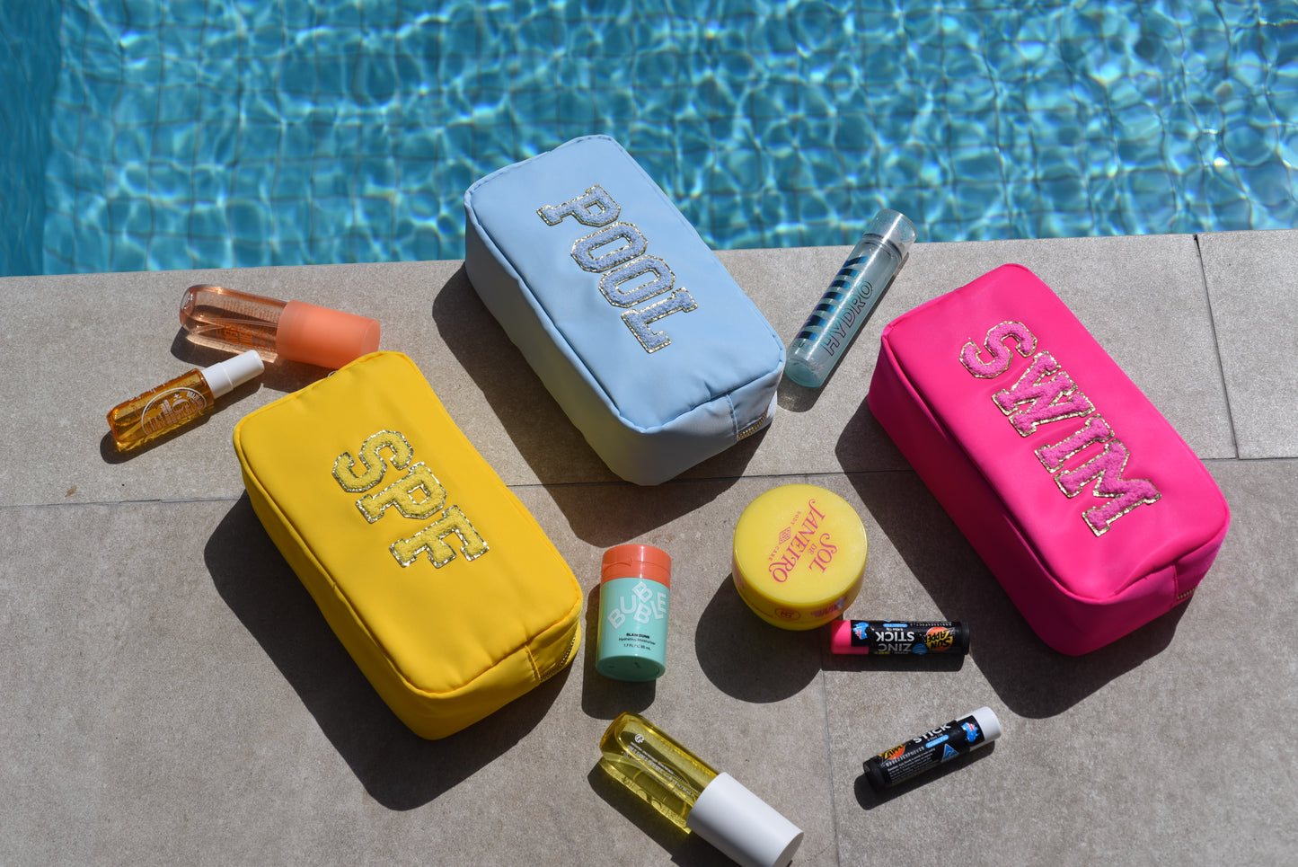 Yellow Medium “SPF” Pouch