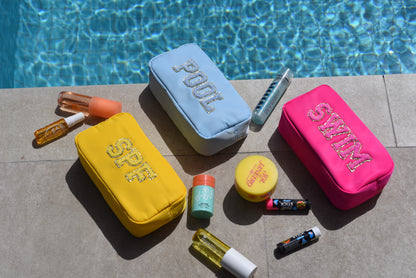 Yellow Medium “SPF” Pouch