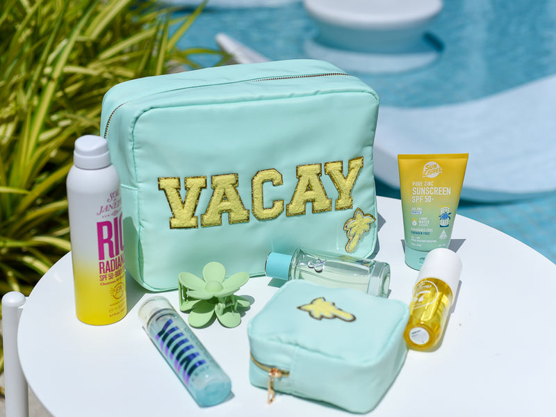 Mint Green Large Pouch - 