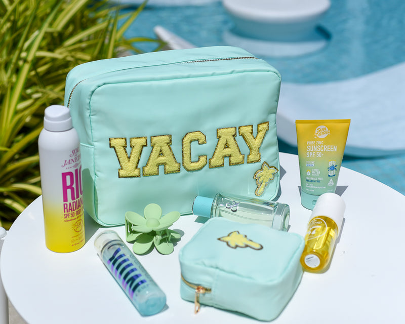 Mint Green Large Pouch - 