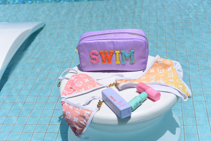 Lilac Medium "Swim” Pouch - The Happy Tribe
