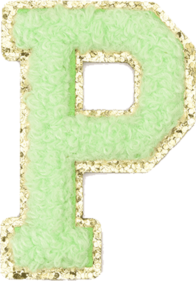 Neon Green Letter - The Happy Tribe