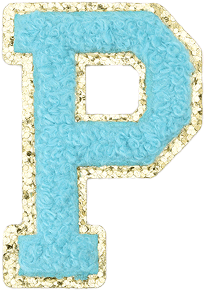 Turquoise Letter - The Happy Tribe