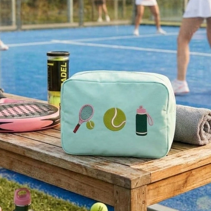 Padel Embroidered Pouch