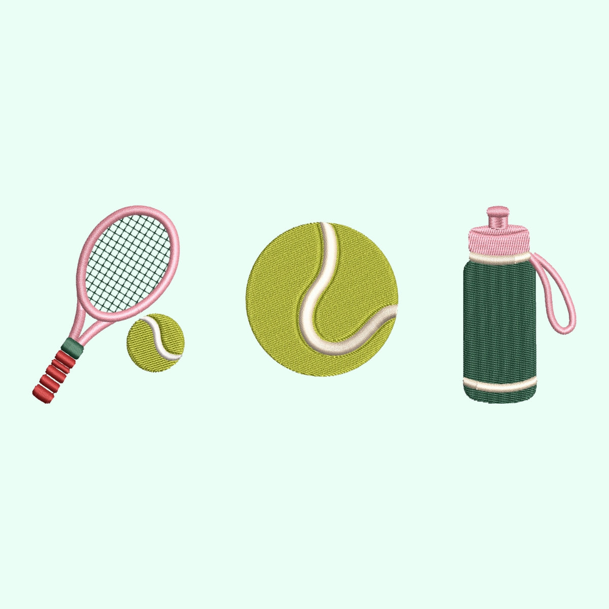 Padel Embroidered Pouch
