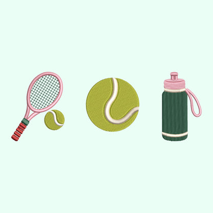 Padel Embroidered Pouch