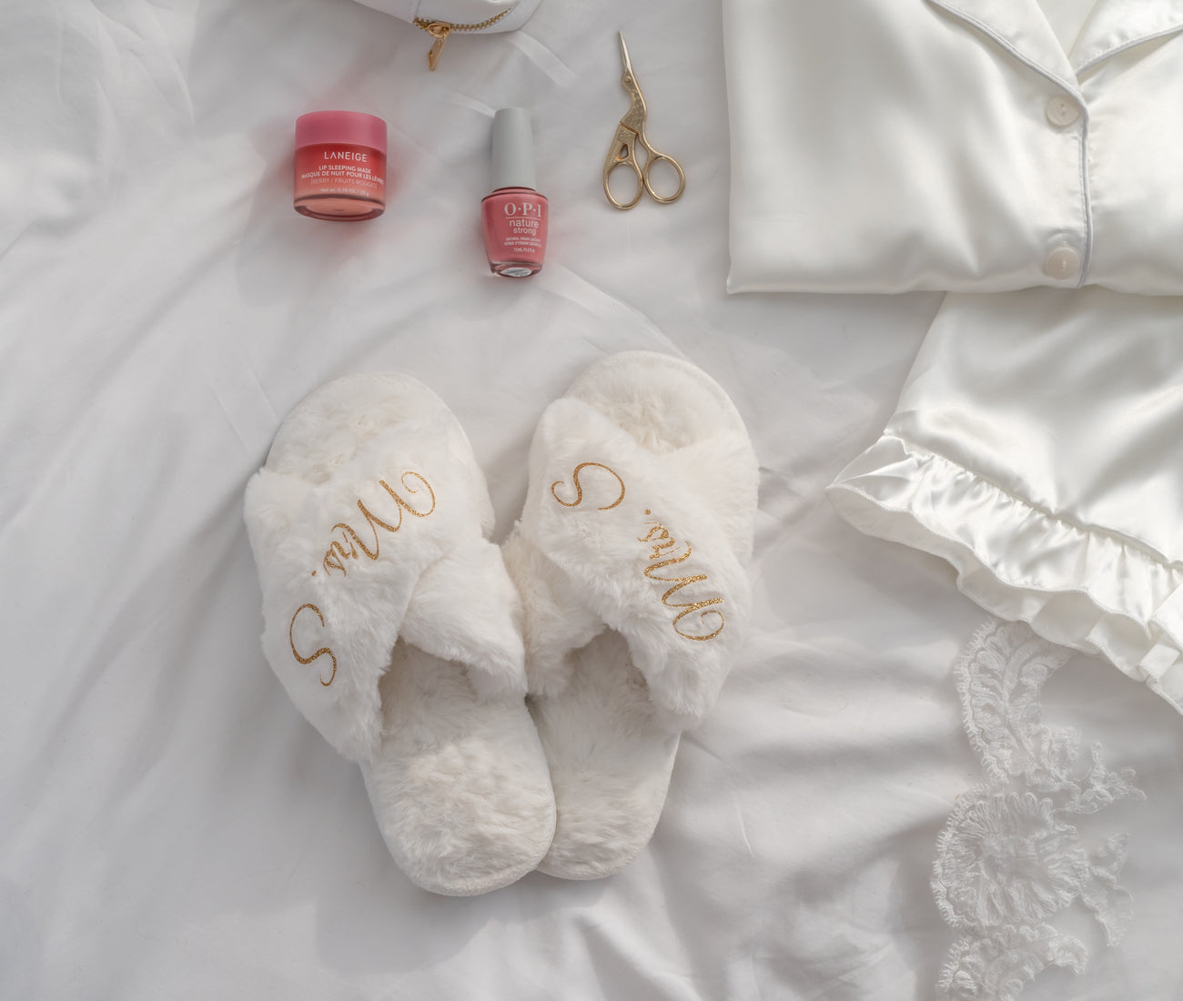 Personalised Bridal Slippers