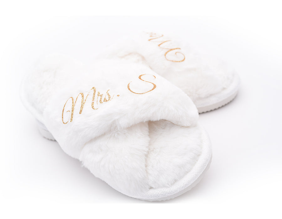 Personalised Bridal Slippers