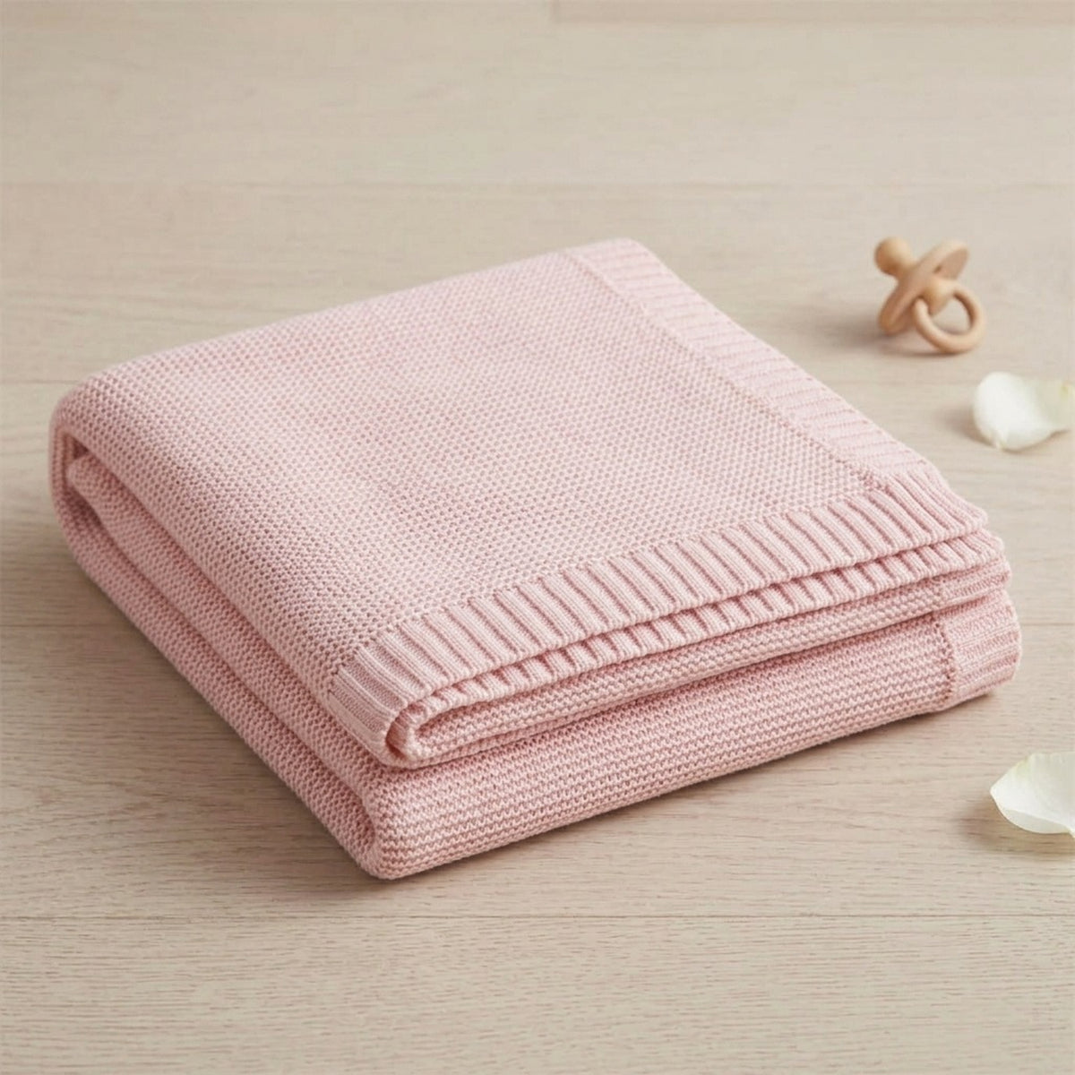 Personalised Knitted Baby Blanket