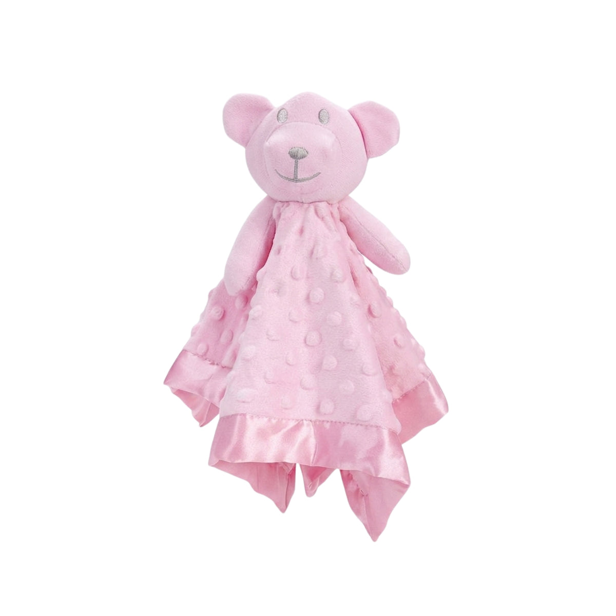 Personalised Little Bear Baby Comforter, Pink