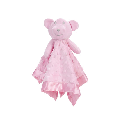 Personalised Little Bear Baby Comforter, Pink