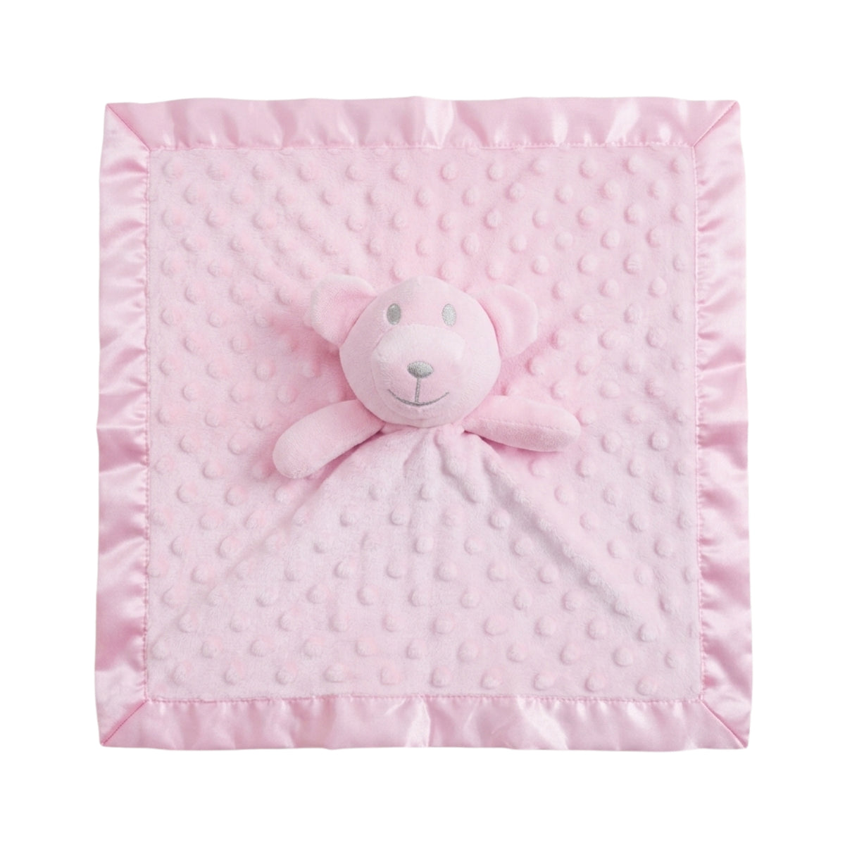 Personalised Little Bear Baby Comforter, Pink