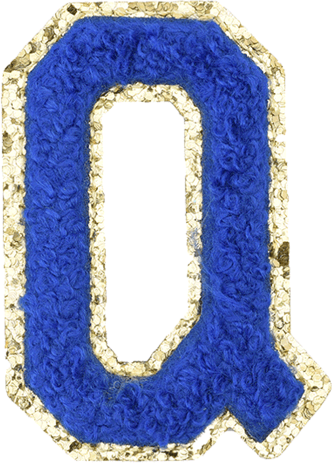 Royal Blue Letter - The Happy Tribe