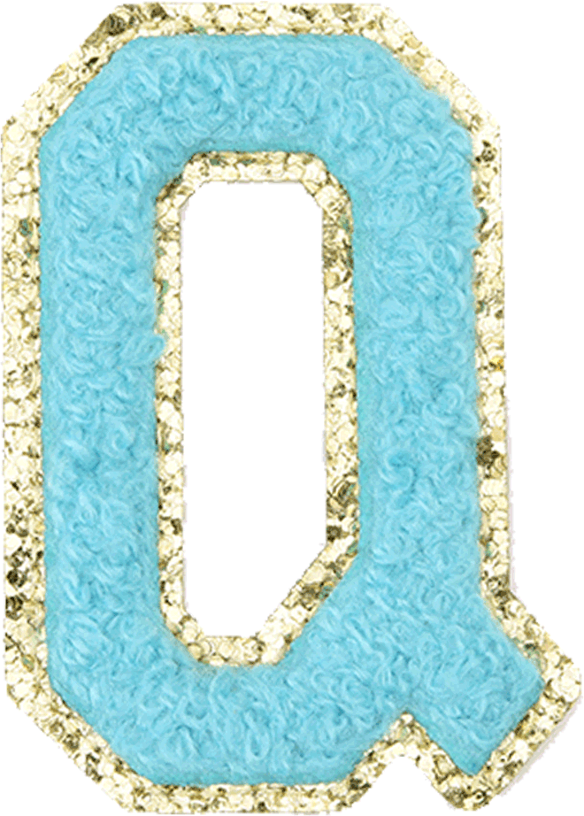 Turquoise Letter - The Happy Tribe