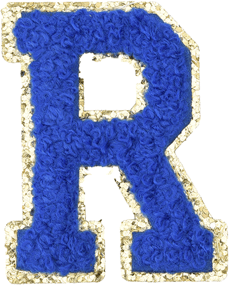 Royal Blue Letter - The Happy Tribe
