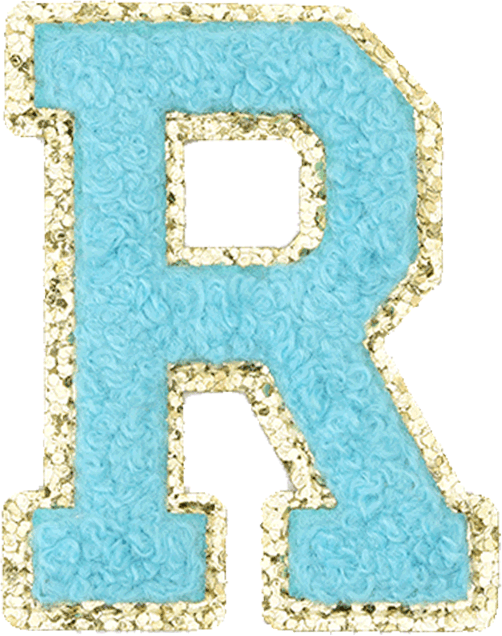Turquoise Letter - The Happy Tribe