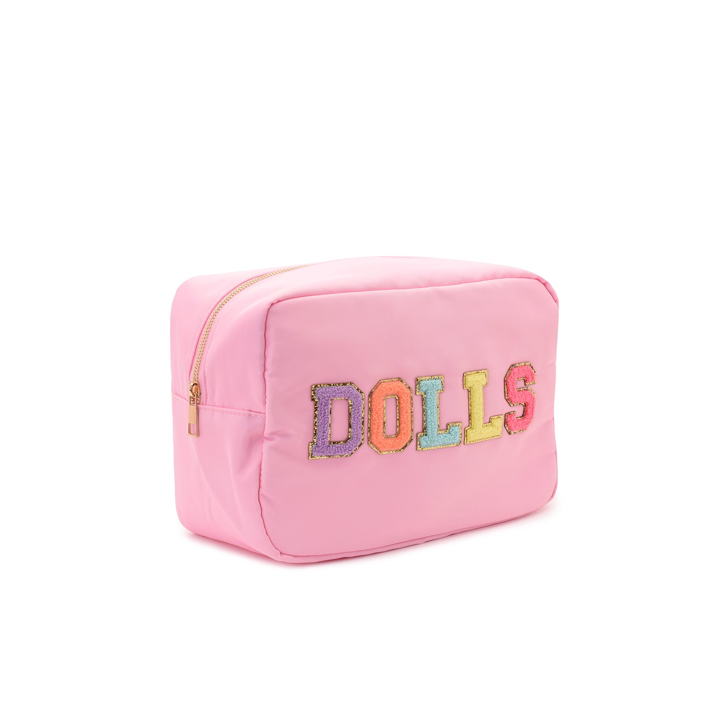 "Dolls" Large Pouch,  Baby Pink