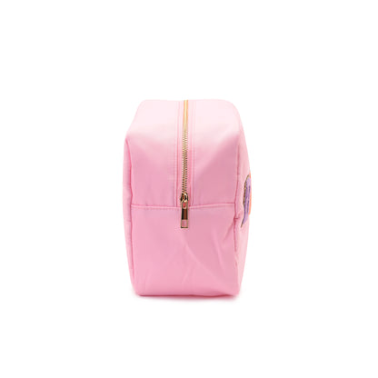 "Dolls" Large Pouch,  Baby Pink