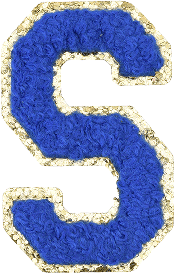 Royal Blue Letter - The Happy Tribe