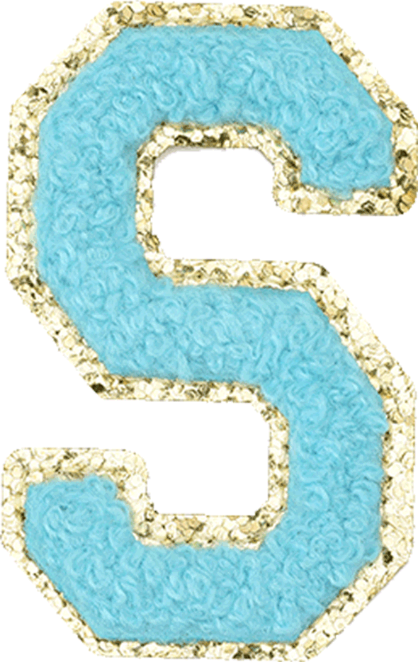 Turquoise Letter - The Happy Tribe