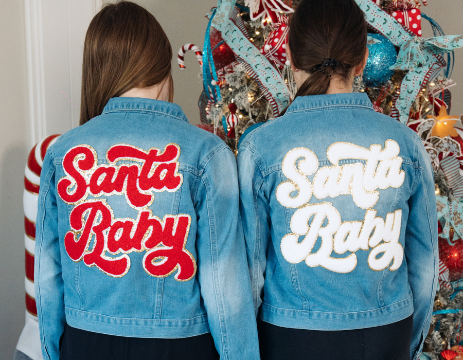 Kids Santa Baby Denim Jacket