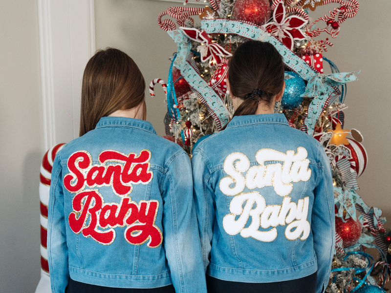 Kids Santa Baby Denim Jacket