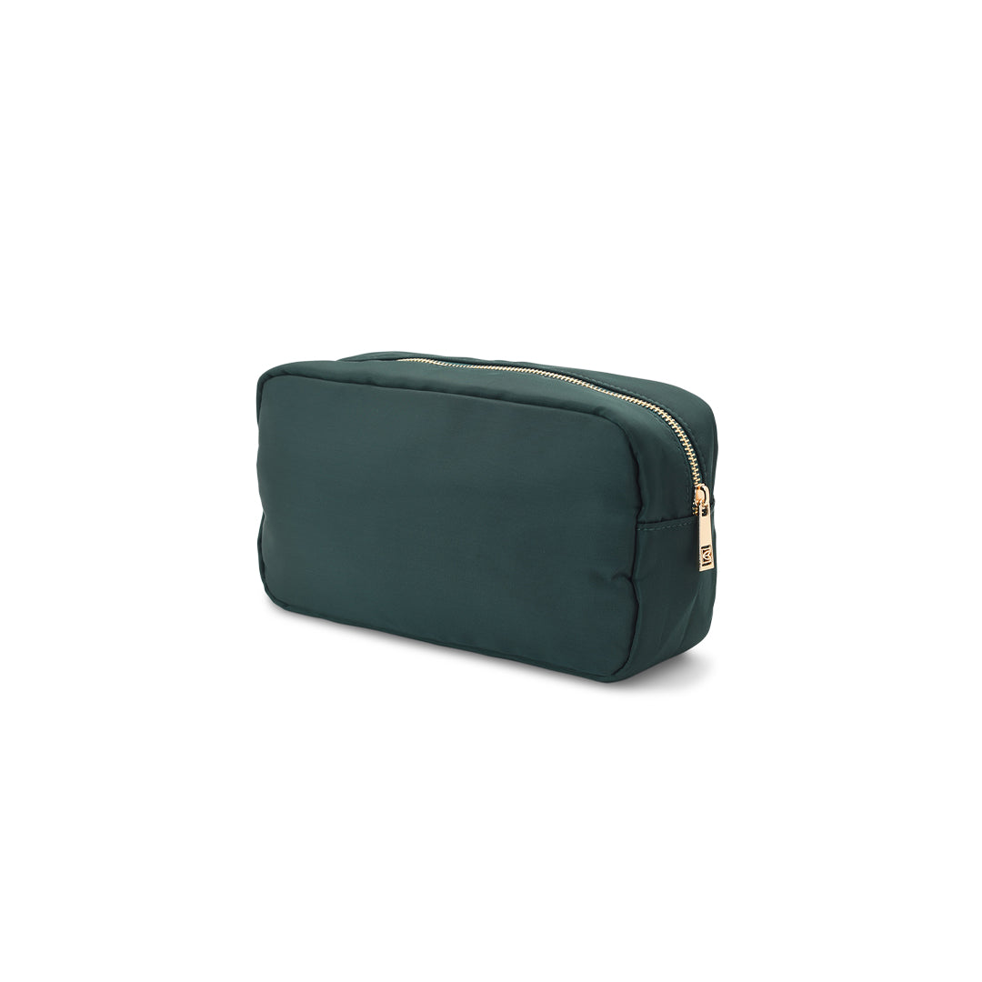 Bottle Green Medium Pouch - "GOLF" - The Happy Tribe