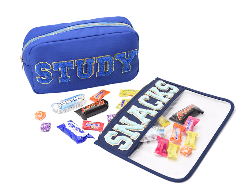 Navy Blue Travel Pouch - 