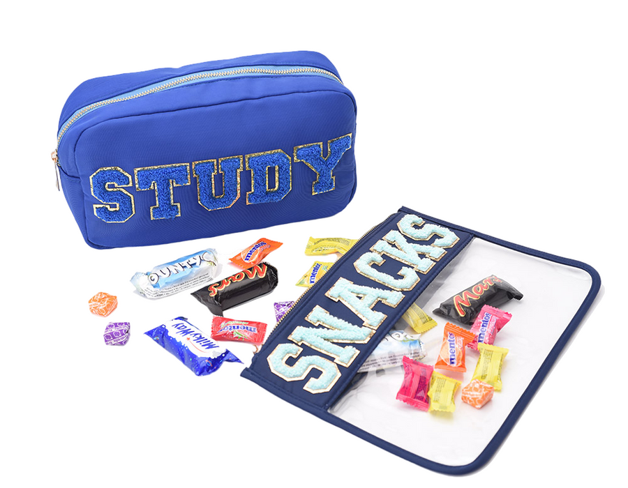 Navy Blue Travel Pouch - 