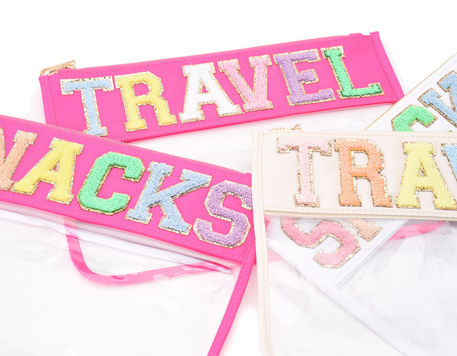 Neon Pink Travel Pouch - 