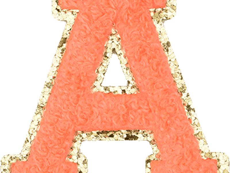 Pastel Orange Letter