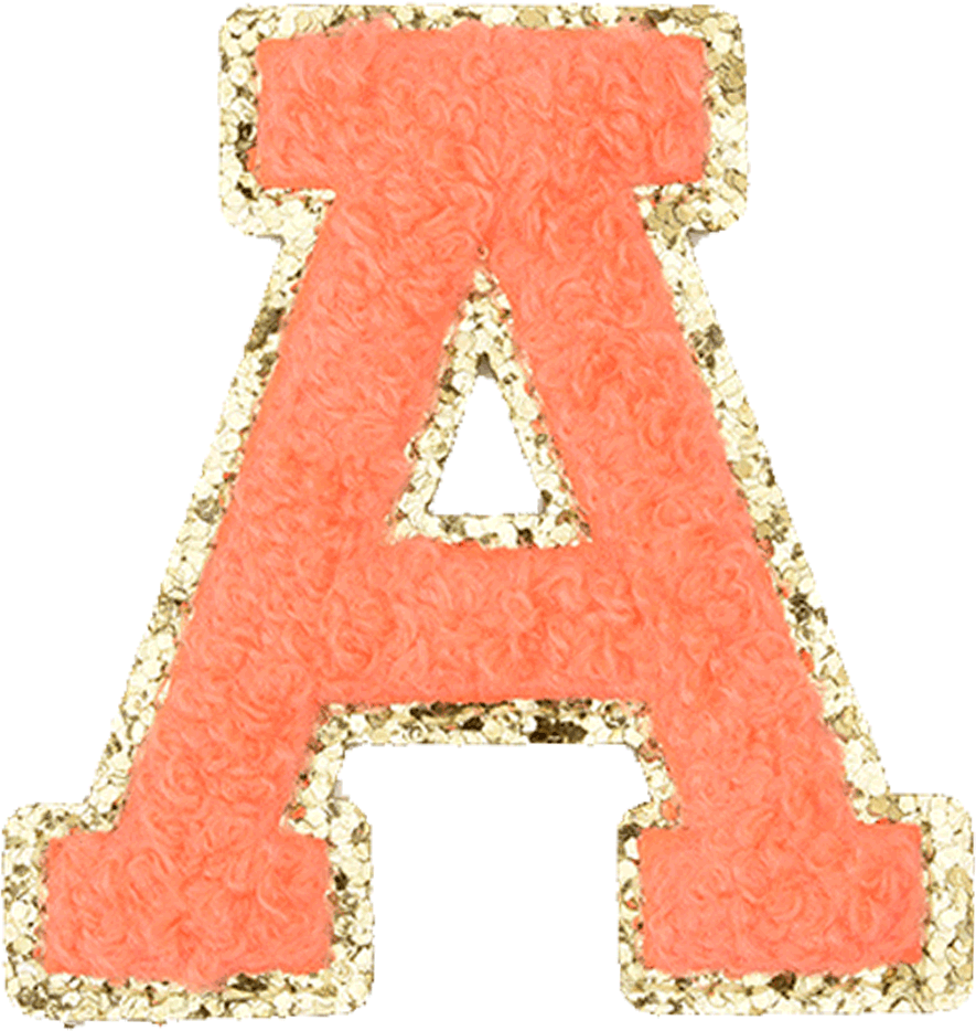 Pastel Orange Letter - The Happy Tribe