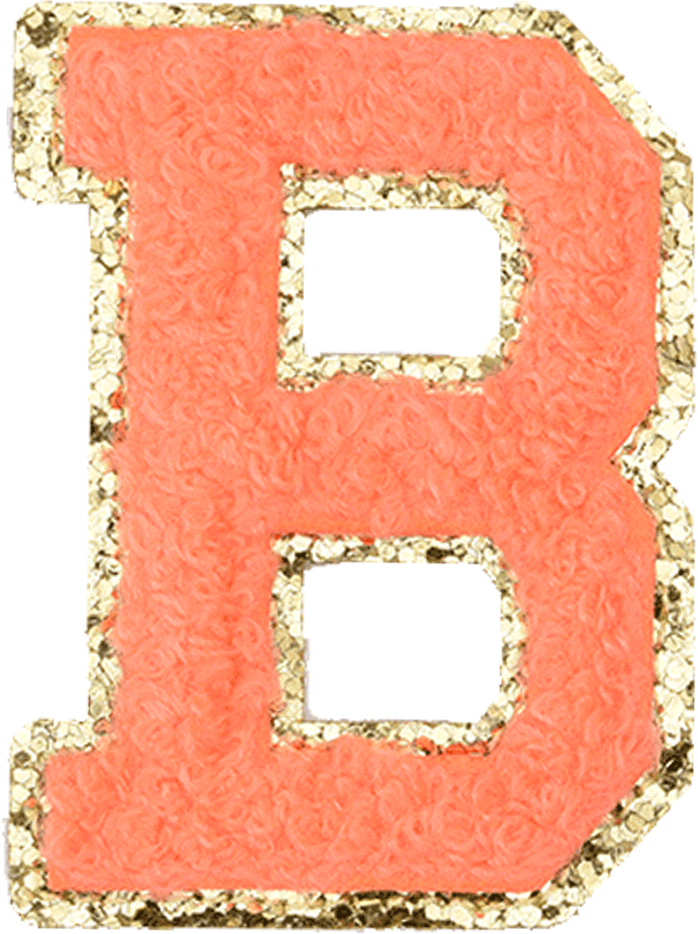 Pastel Orange Letter - The Happy Tribe
