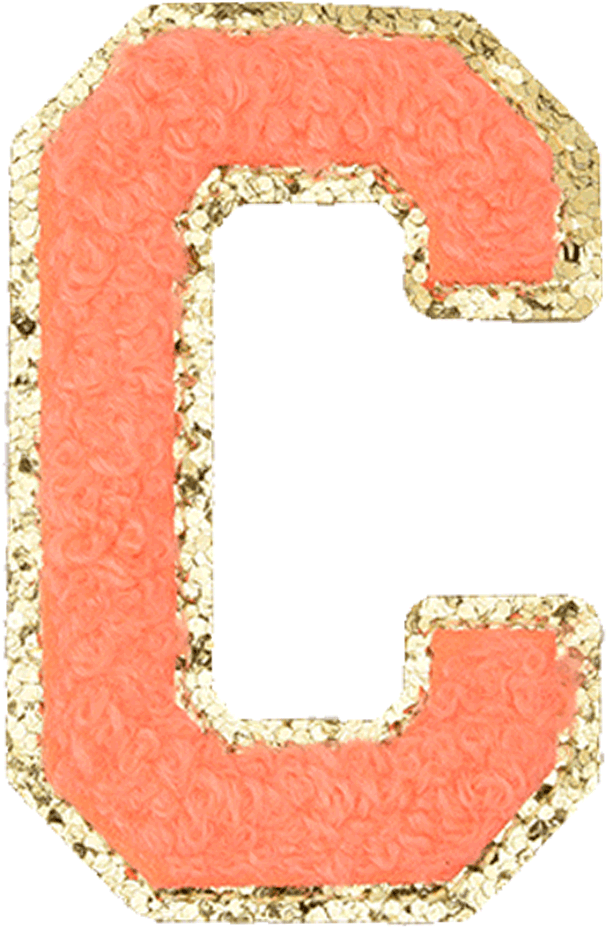 Pastel Orange Letter - The Happy Tribe
