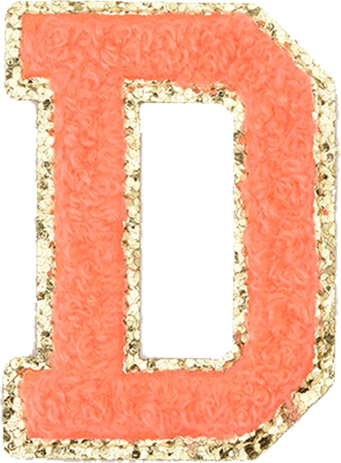 Pastel Orange Letter - The Happy Tribe