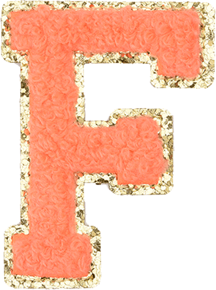 Pastel Orange Letter - The Happy Tribe