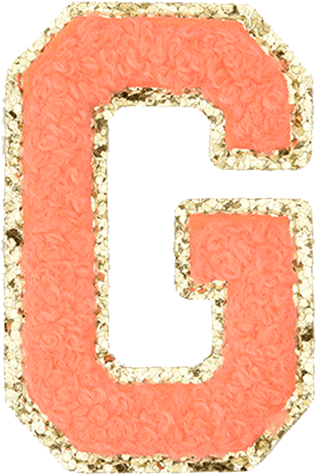 Pastel Orange Letter - The Happy Tribe