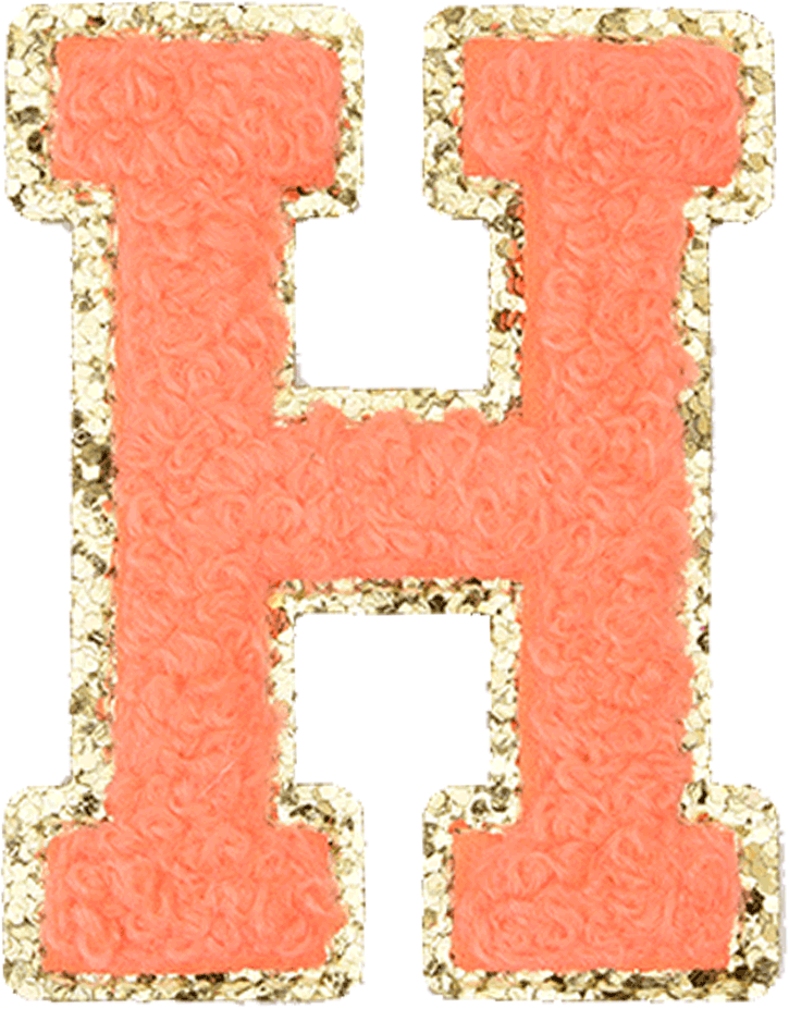Pastel Orange Letter - The Happy Tribe