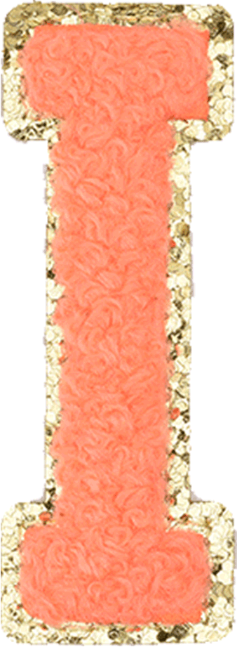 Pastel Orange Letter - The Happy Tribe