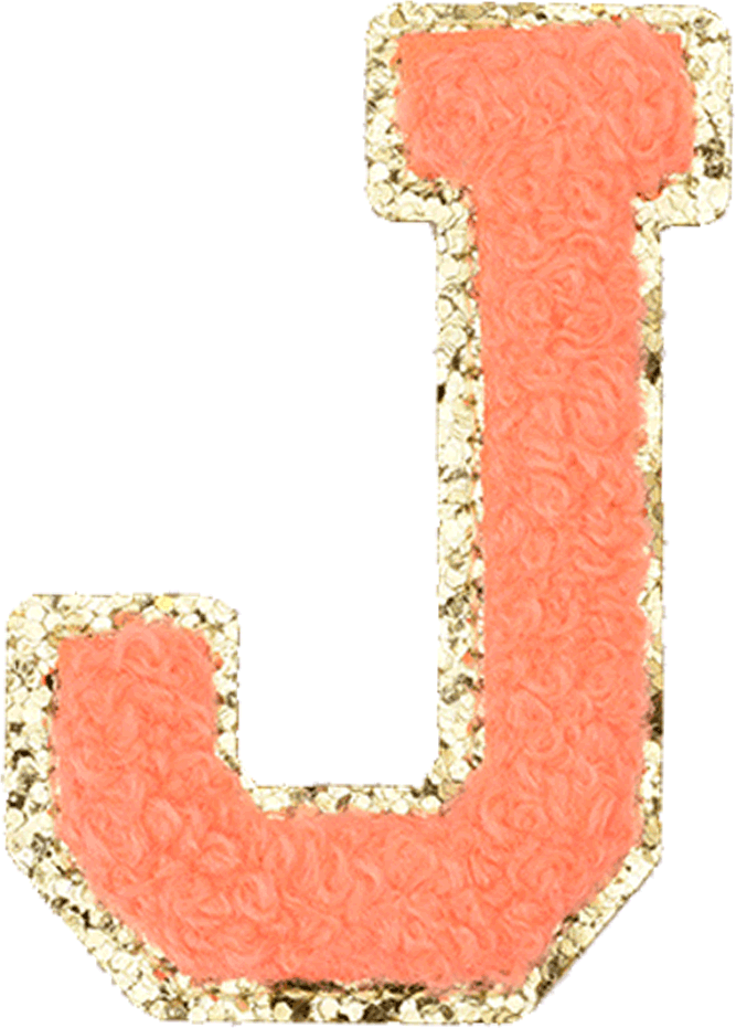 Pastel Orange Letter - The Happy Tribe