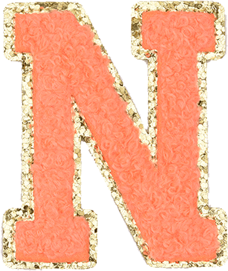 Pastel Orange Letter - The Happy Tribe