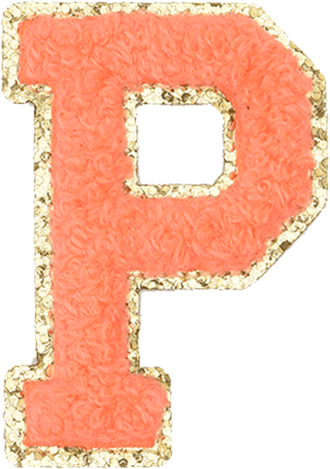 Pastel Orange Letter - The Happy Tribe