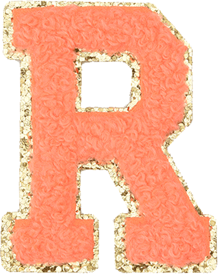 Pastel Orange Letter - The Happy Tribe