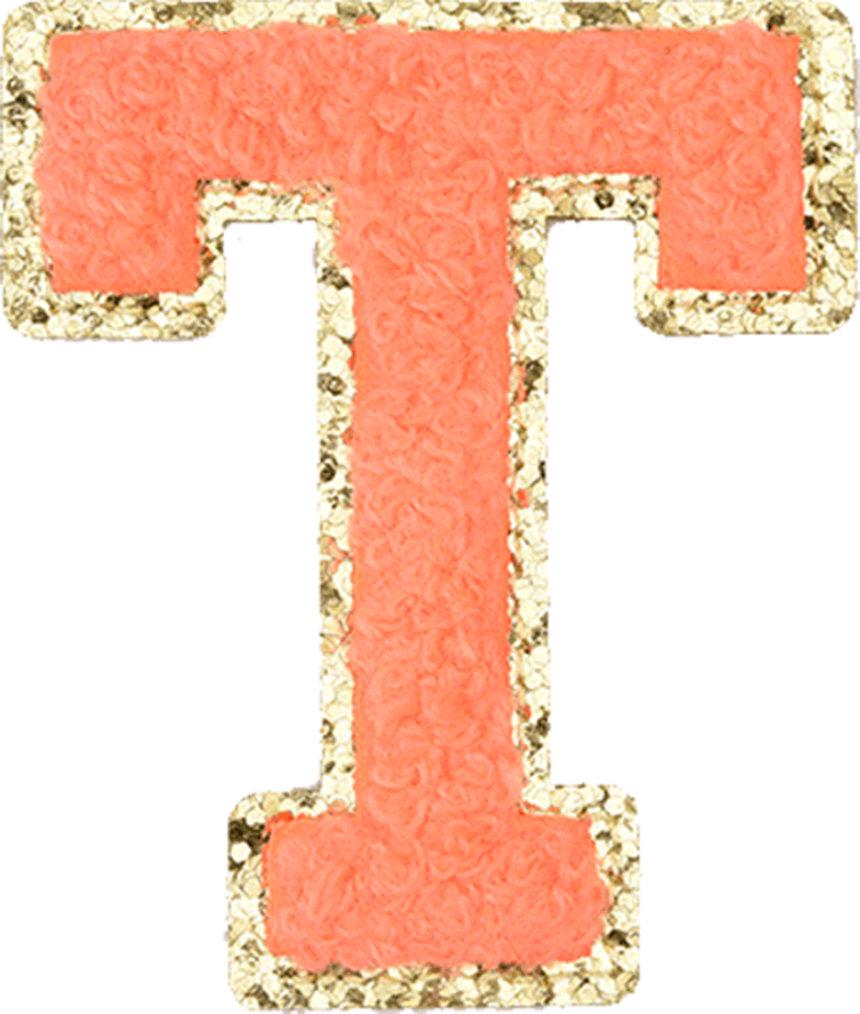 Pastel Orange Letter - The Happy Tribe
