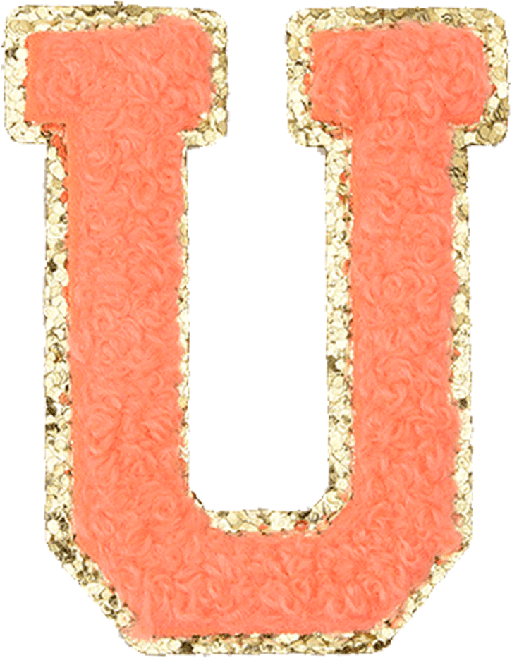 Pastel Orange Letter - The Happy Tribe