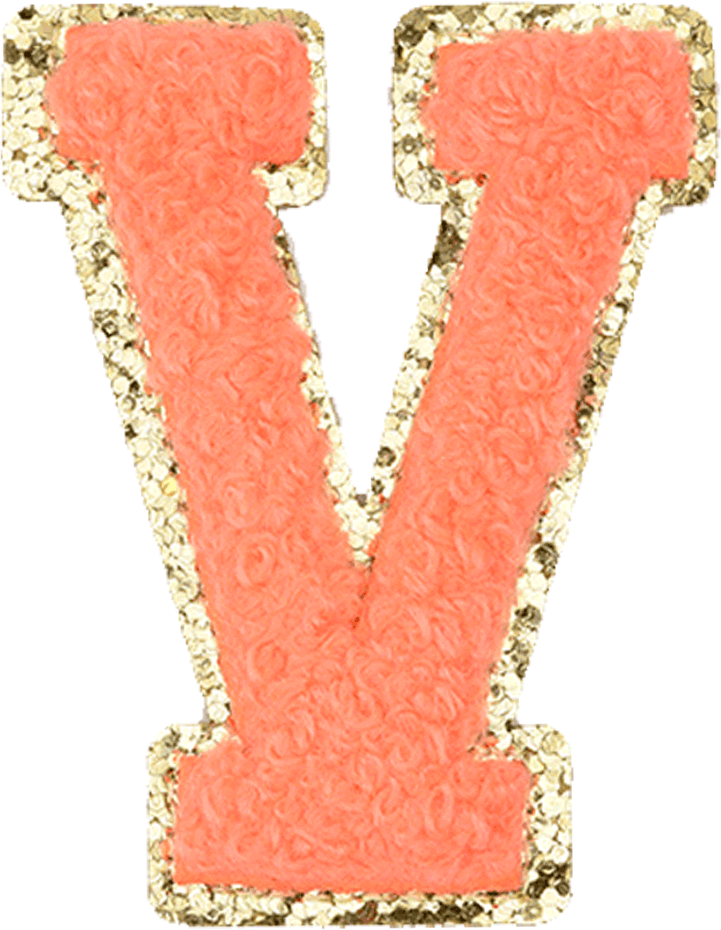 Pastel Orange Letter - The Happy Tribe